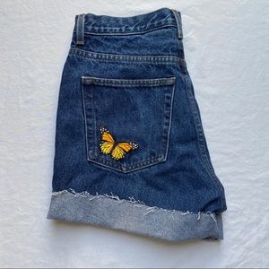 DKNY Butterfly Patch Shorts